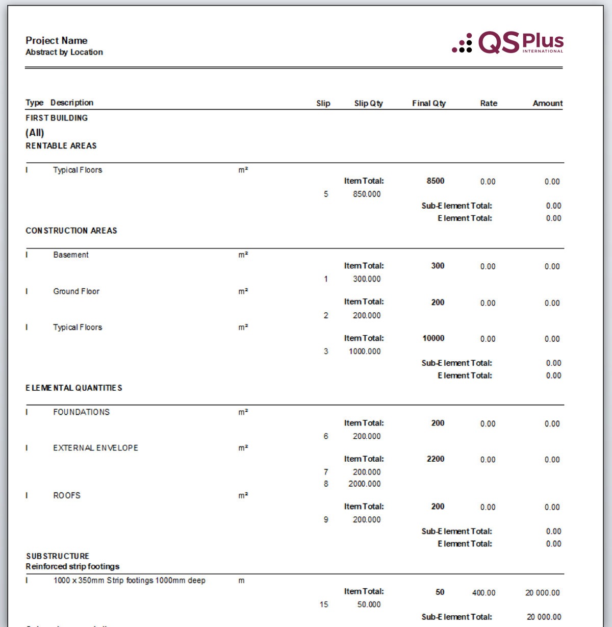 BILLS OF QUANTITIES_mobi   QSPlus International