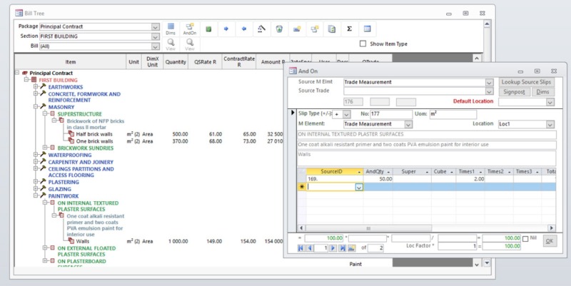 Qs Plus Sample Project Qsplus International | Bills of Quantities
